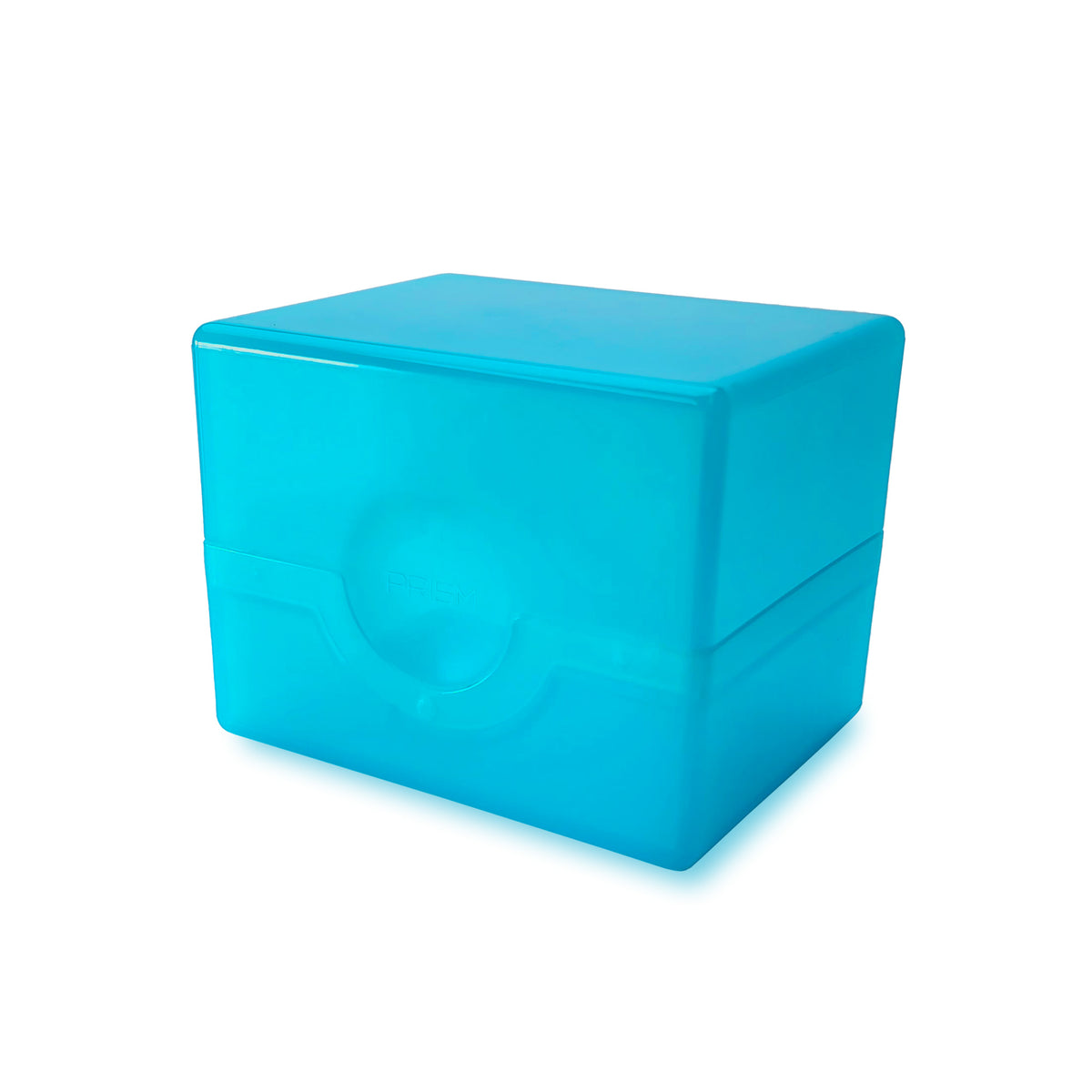 BCW Prism Deck Case - Polished - Electric Blue – closed view