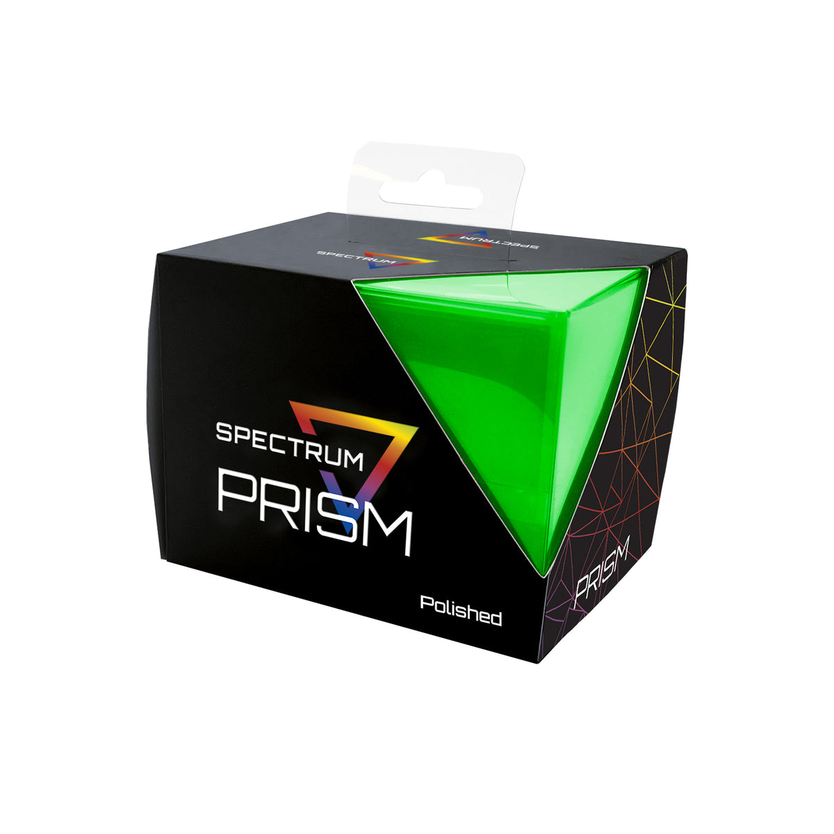 BCW Prism Deck Case - Polished - Lime Green – front product view