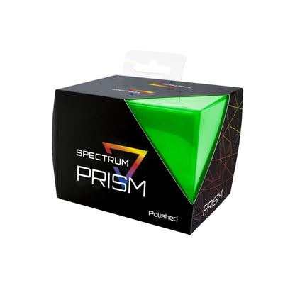 BCW Prism Deck Case - Polished - Lime Green – front product view