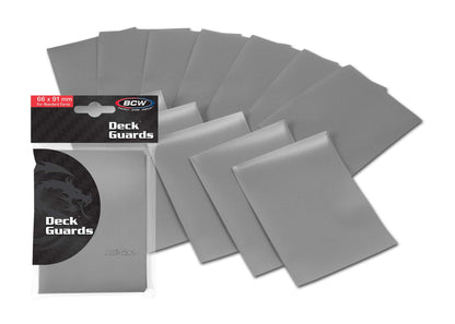 BCW Deck Guard - Double Matte - Gray – front product view