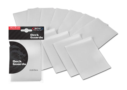 BCW Deck Guard - Double Matte - White – front product view