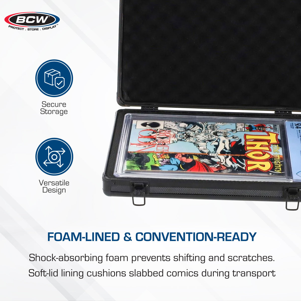 BCW Small Graded Latching Case - Comics - Single – dimensions and specifications
