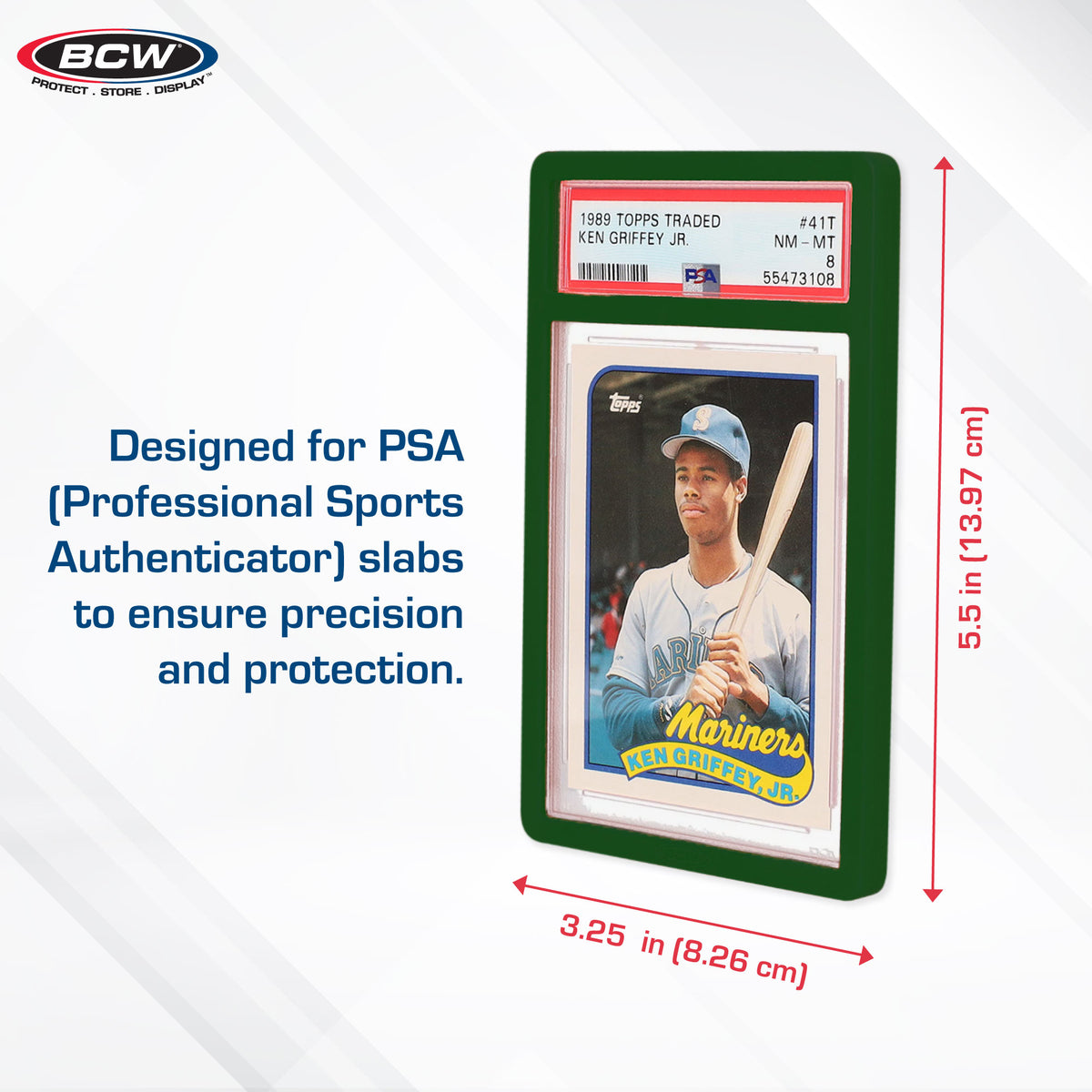 BCW product image — SKU 1-GSB-PSA-GRN — 1-GSB-PSA-GRN_Info 2.jpg