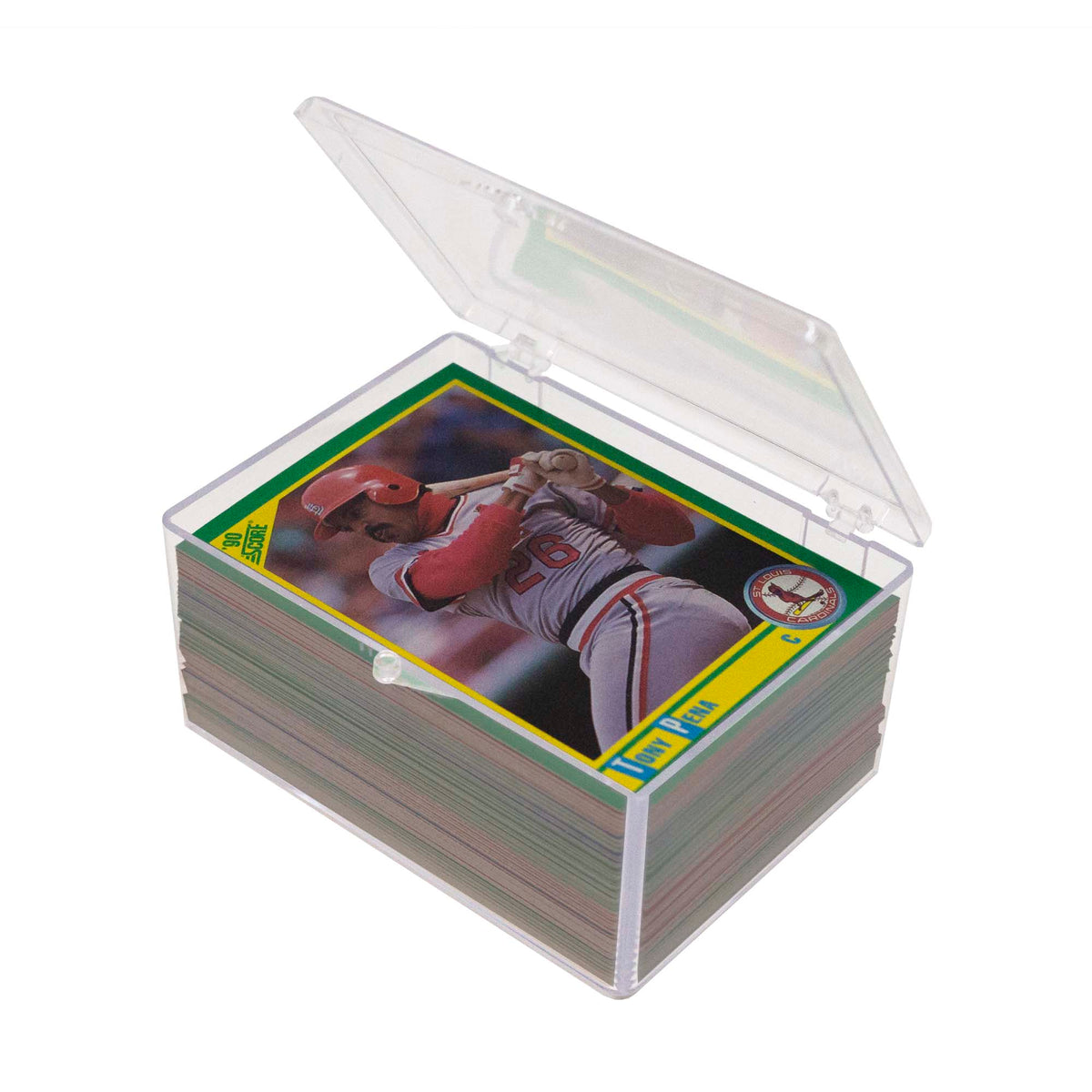 BCW Hinged Trading Card Box - 100 Count – front product view