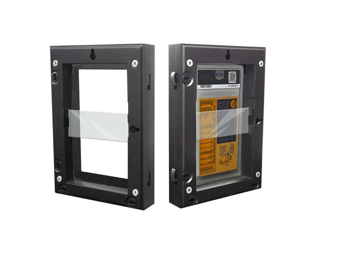 BCW Interlocking Graded Card Frames - Black – front product view