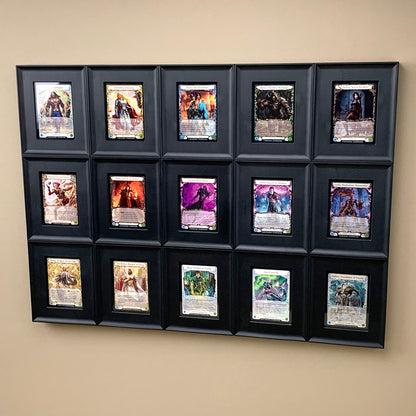 BCW Interlocking Card Frames - Black – front product view