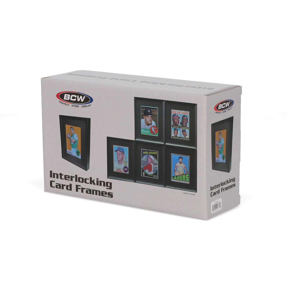 BCW Interlocking Card Frames - Black – front product view