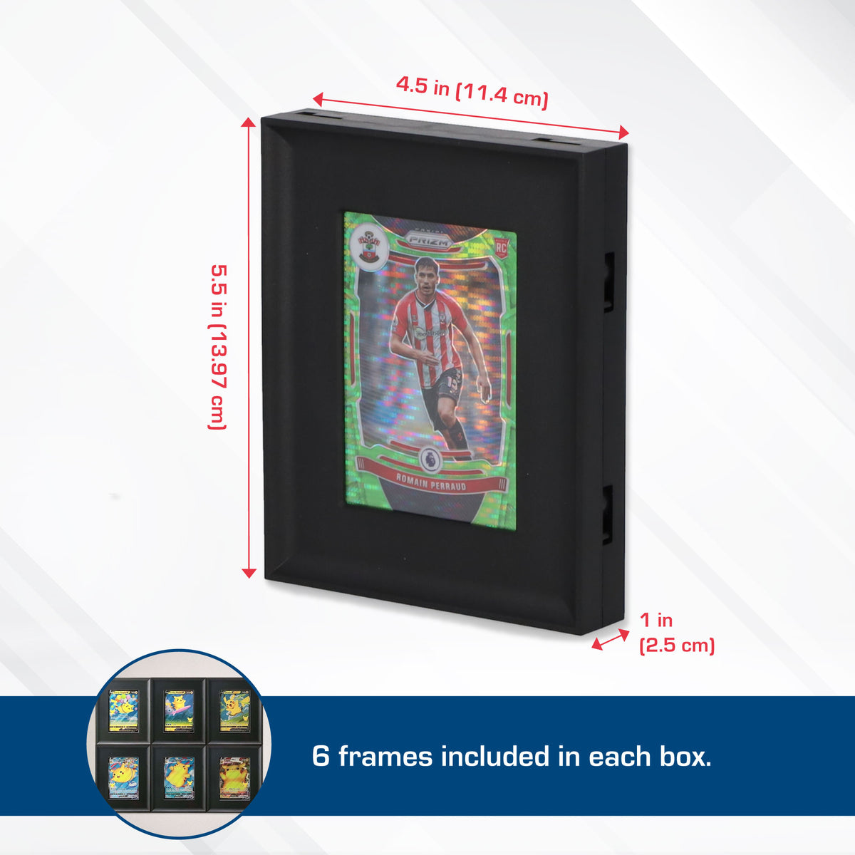 BCW Interlocking Card Frames - Black – dimensions and specifications
