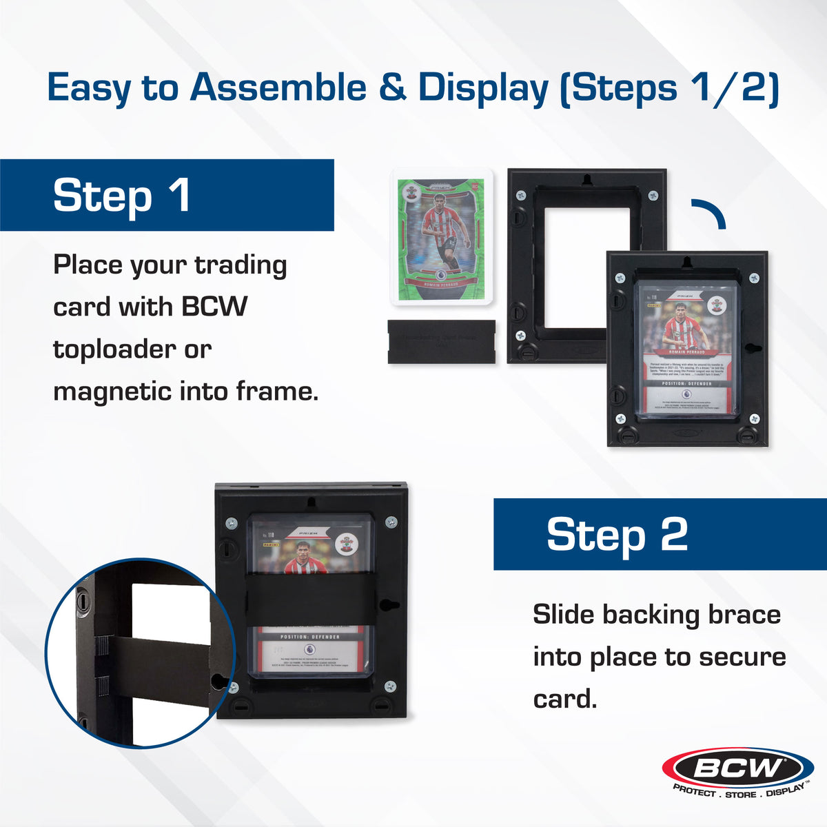 BCW Interlocking Card Frames - Black – dimensions and specifications