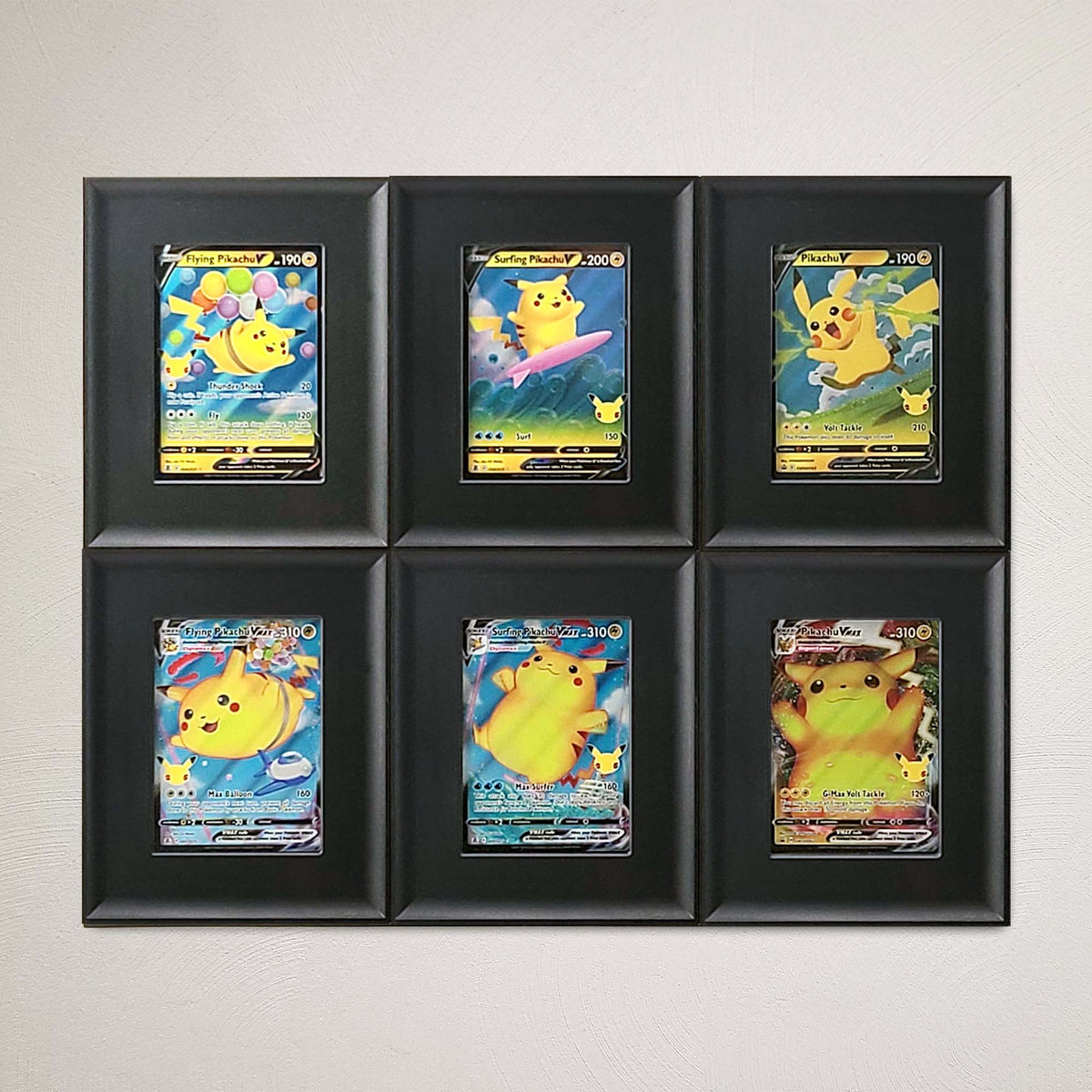 BCW Interlocking Card Frames - Black – front product view