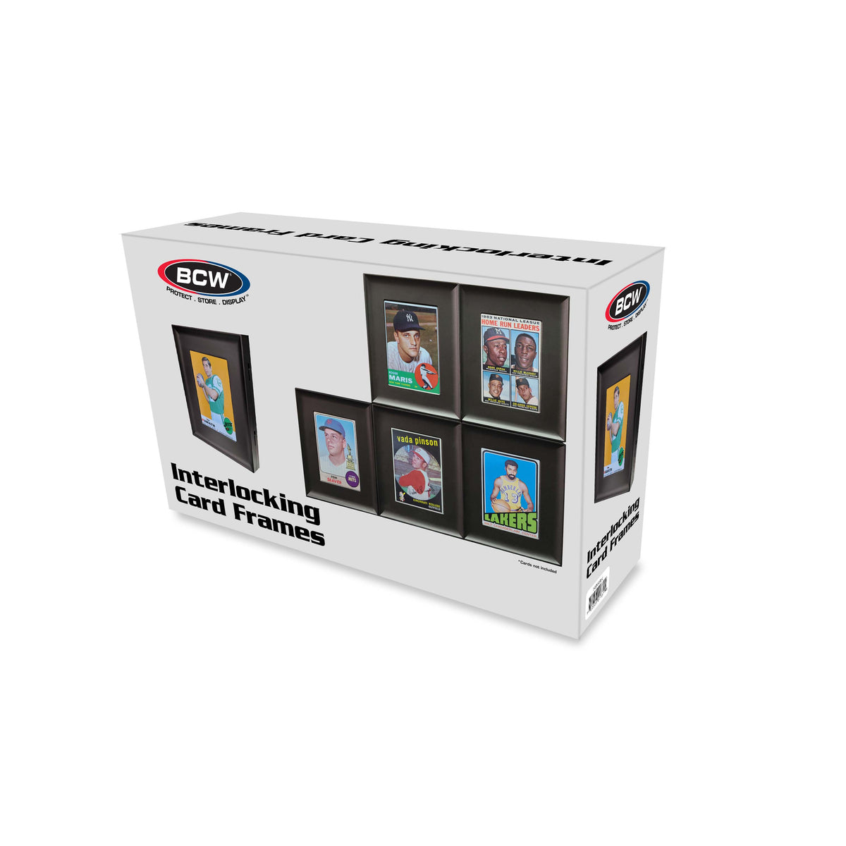 BCW Interlocking Card Frames - Black – front product view