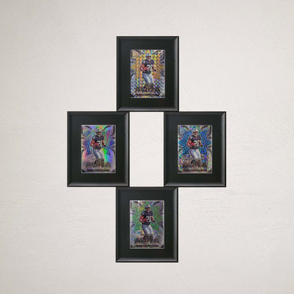 BCW Interlocking Card Frames - Black – front product view