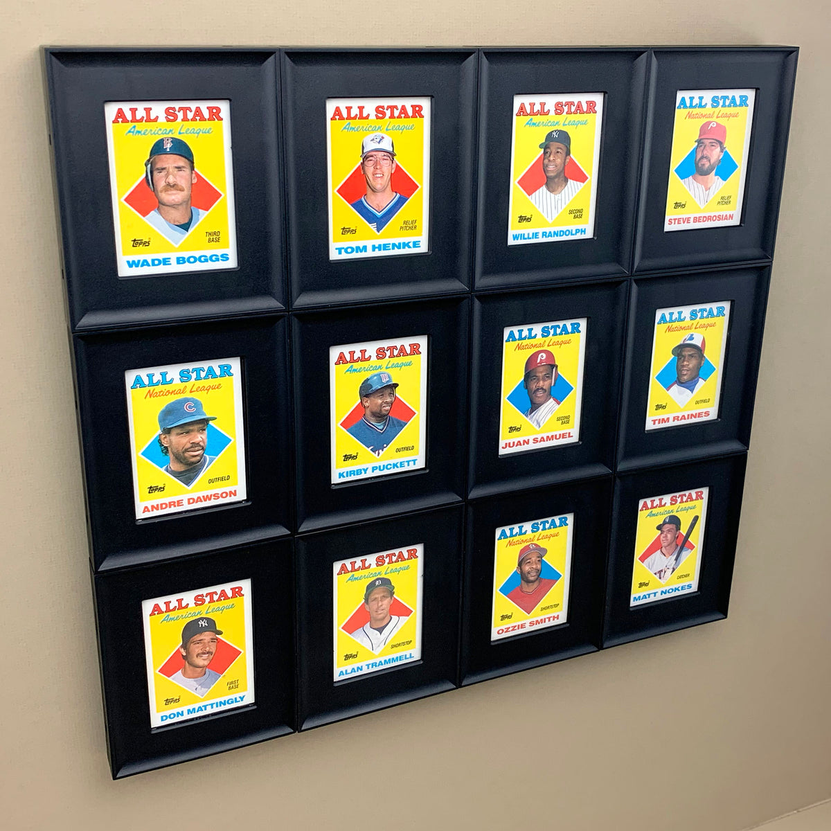 BCW Interlocking Card Frames - Black – front product view