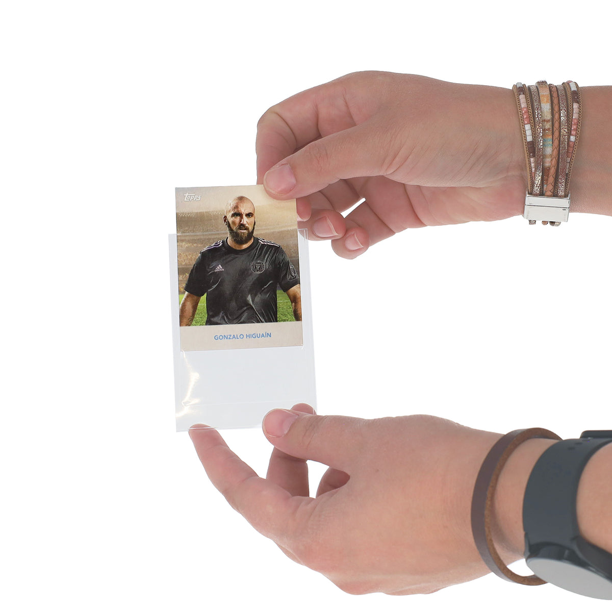 BCW 48 Bowman Insert Sleeves – in-use view
