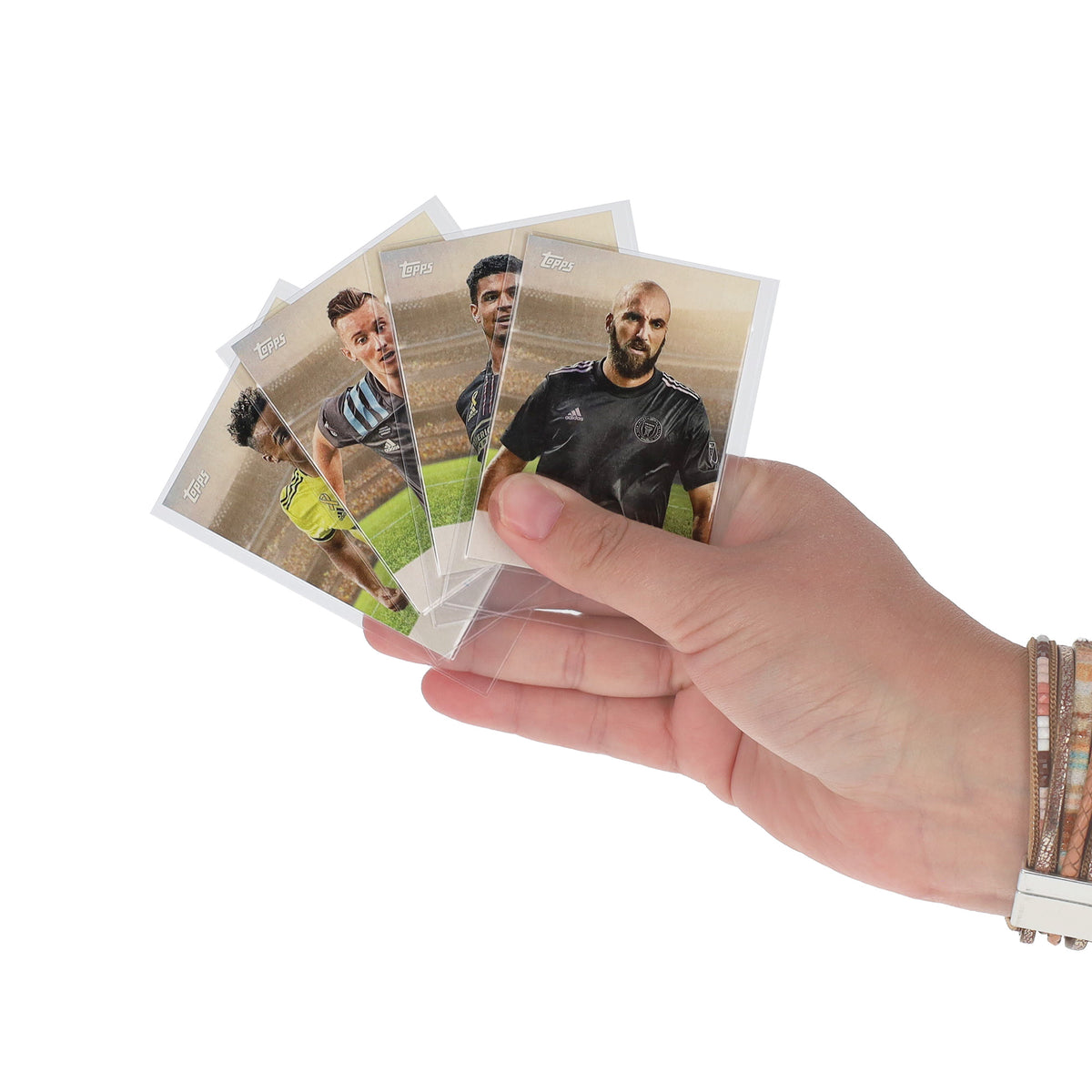 BCW 48 Bowman Insert Sleeves – in-use view