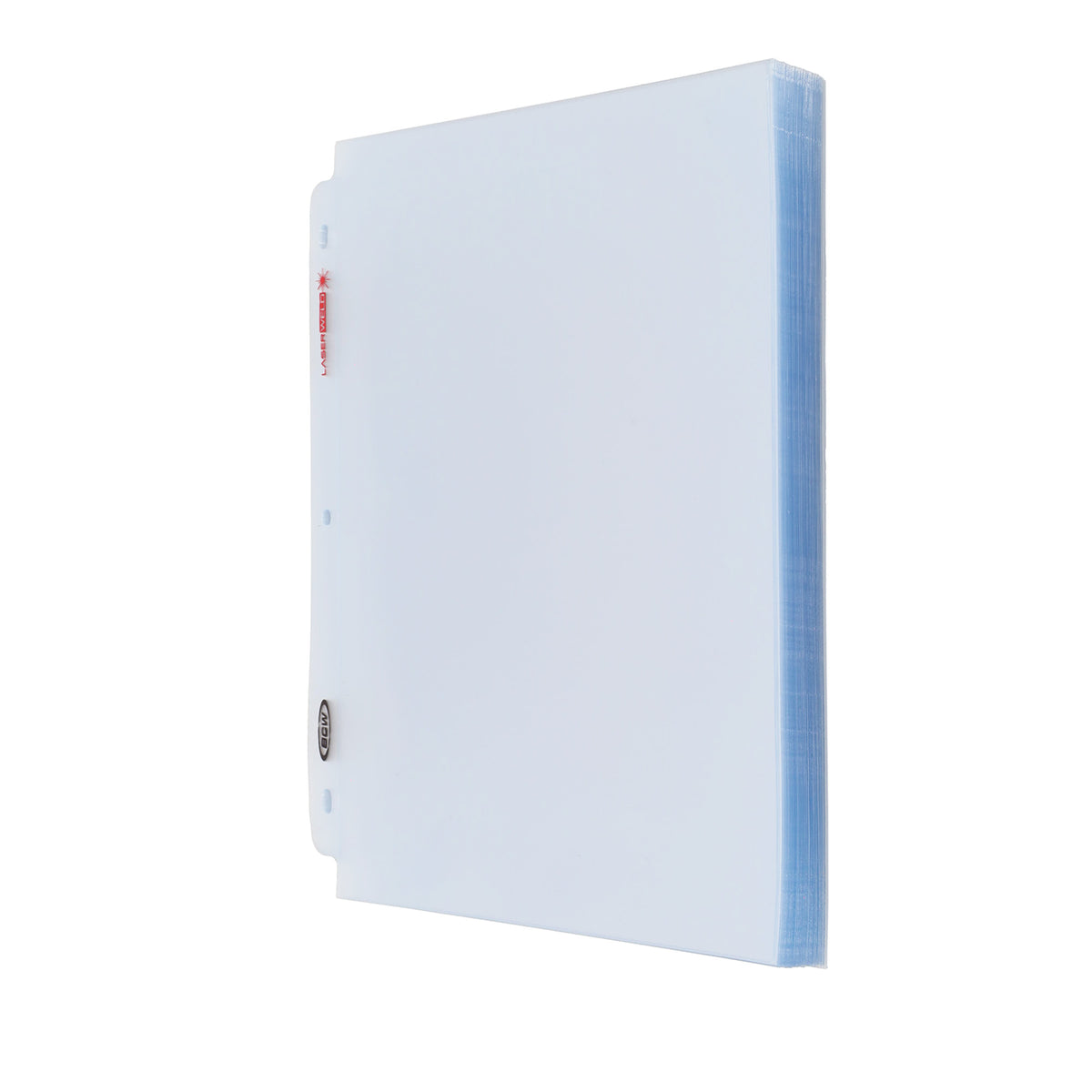 BCW Laserweld 1-Pocket Document Page (100 Count. Box) – angled view