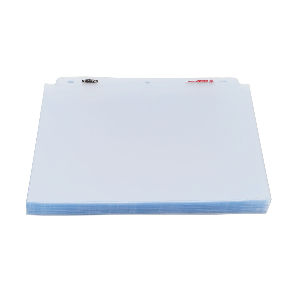 BCW Laserweld 1-Pocket Document Page (100 Count. Box) – front product view