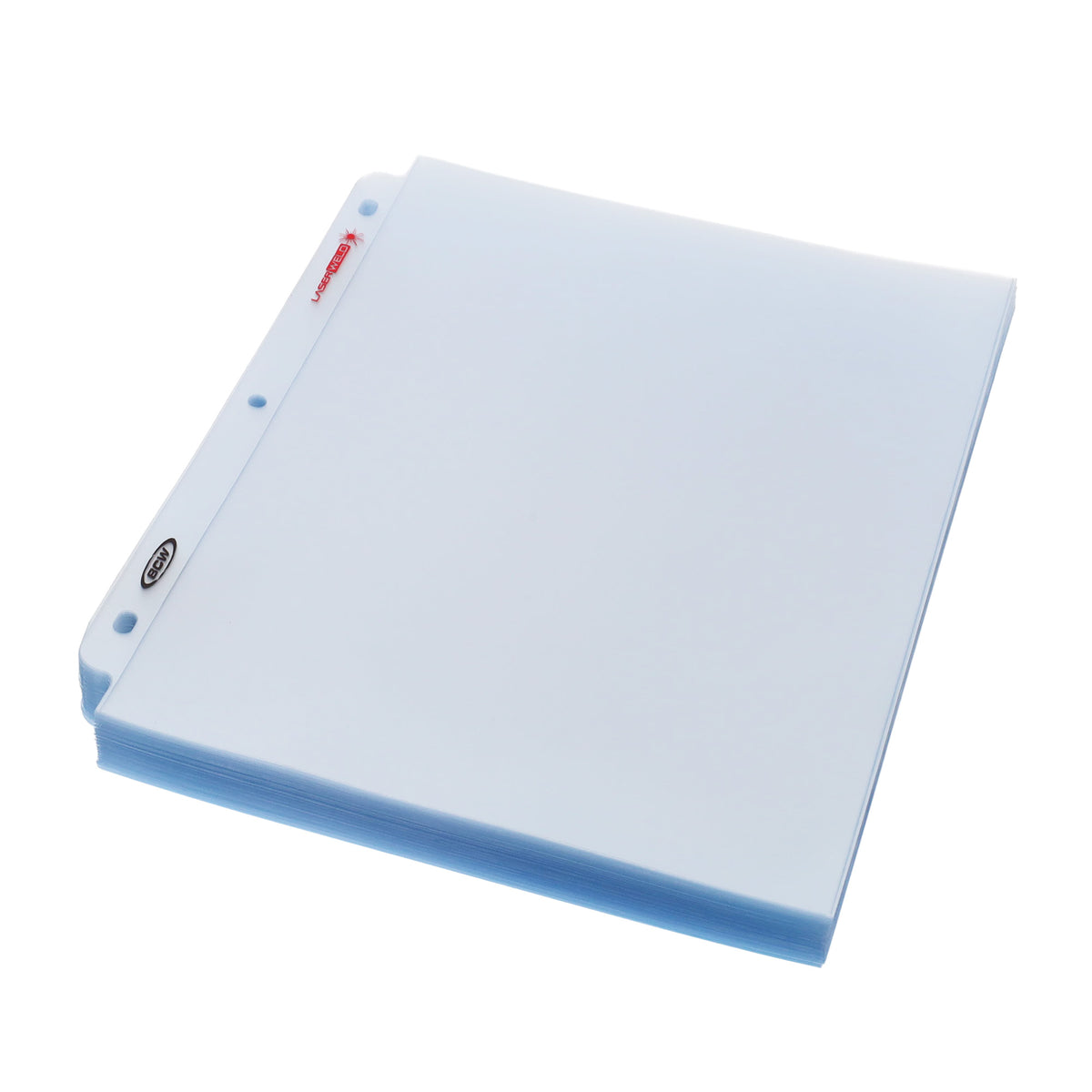BCW Laserweld 1-Pocket Document Page (100 Count. Box) – angled view