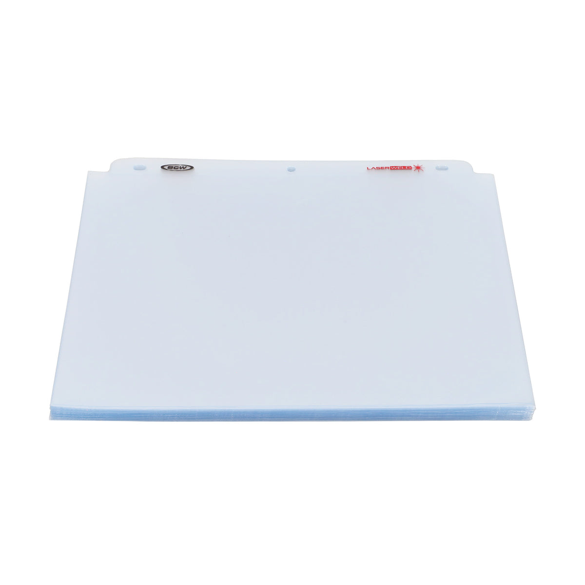 BCW Laserweld 1-Pocket Document Page (50 Count. Pack) – front product view