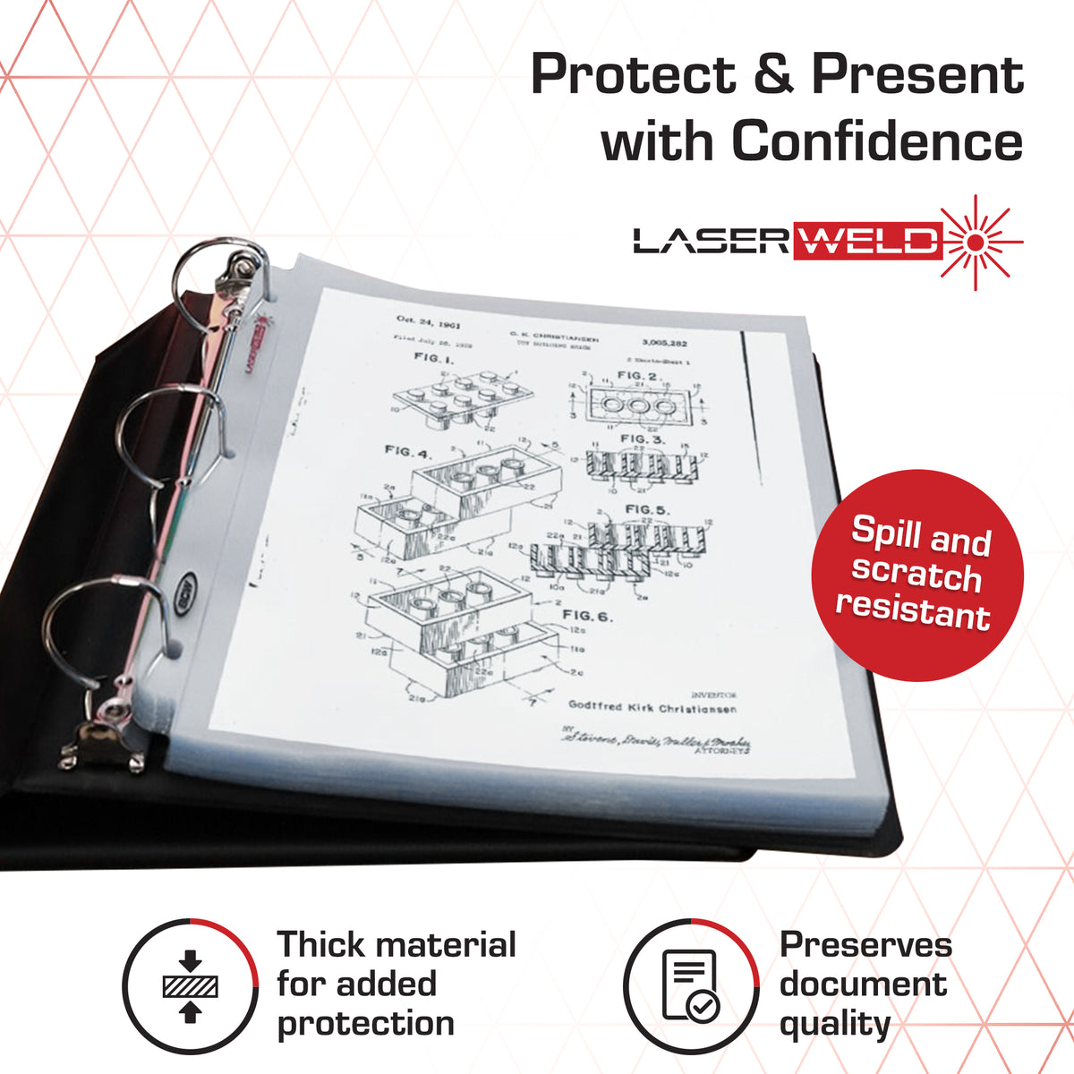 BCW Laserweld 1-Pocket Document Page (50 Count. Pack) – dimensions and specifications