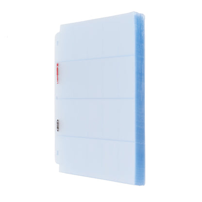 BCW Laserweld 20-Pocket Tobacco Page (100 Count. Box) – angled view