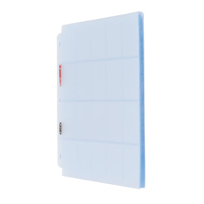 BCW Laserweld 20-Pocket Tobacco Page (50 Count. Pack) – angled view