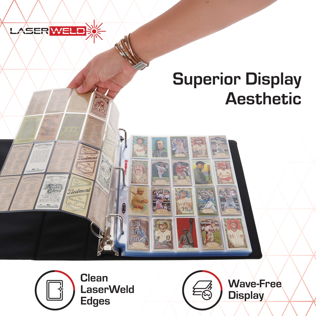 BCW Laserweld 20-Pocket Tobacco Page (50 Count. Pack) – dimensions and specifications
