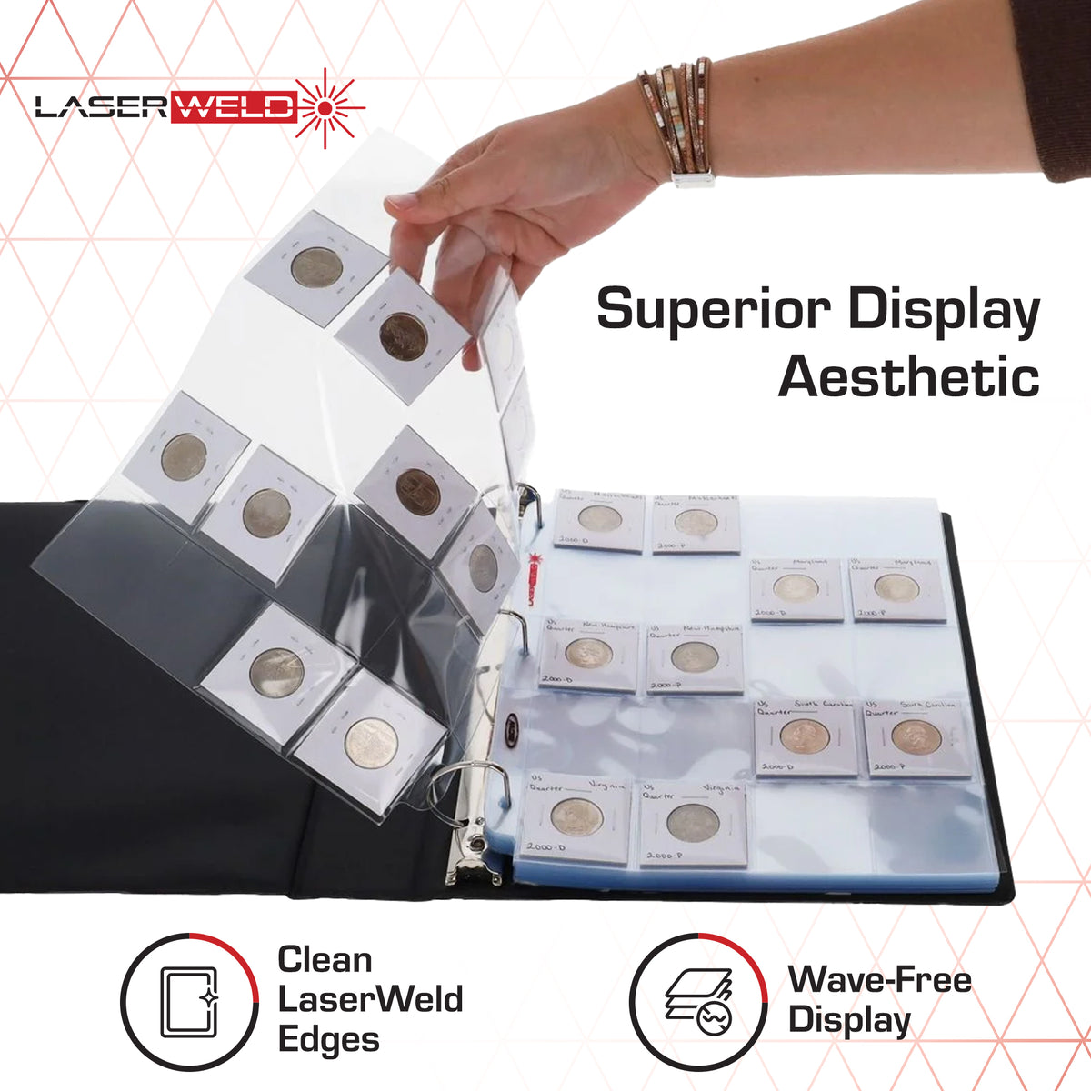 BCW Laserweld 20-Pocket Page (100 Count. Box) – dimensions and specifications