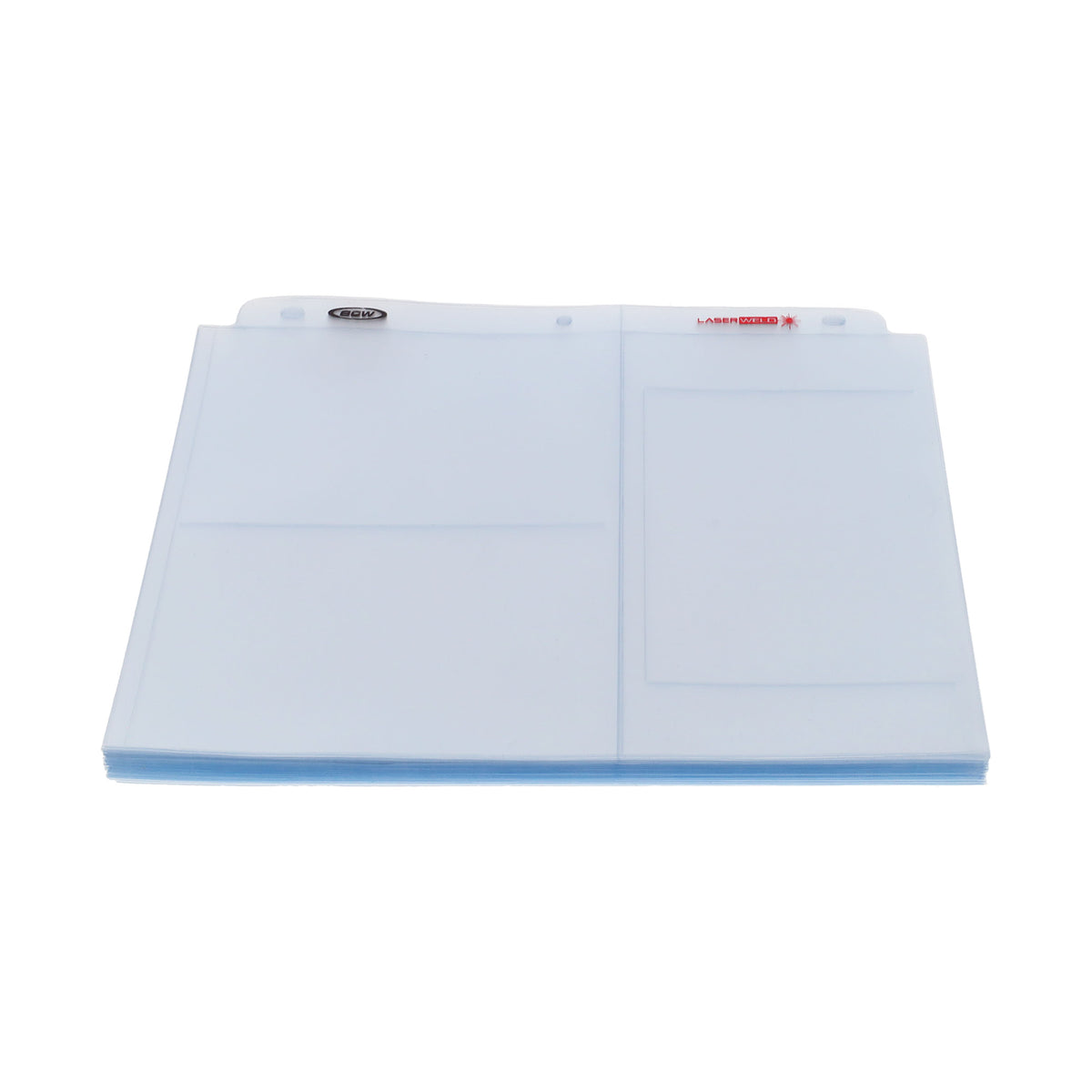 BCW Laserweld 3-Pocket Photo Page (50 Count. Pack) – front product view