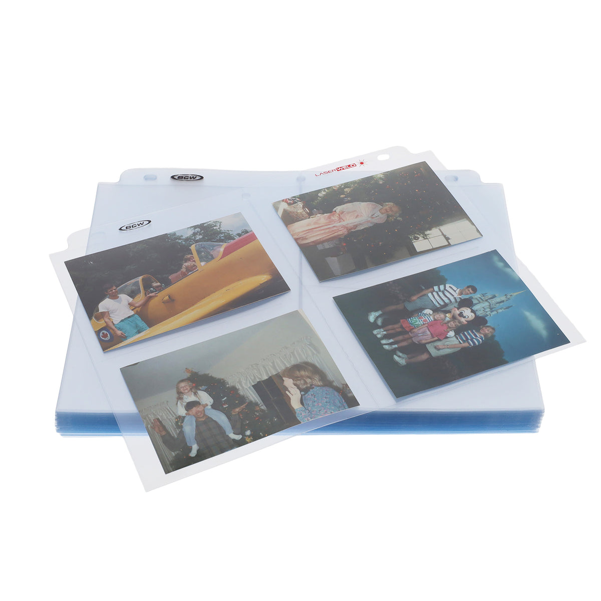 BCW Laserweld 2-Pocket Envelope Page (100 Count. Box) – front product view