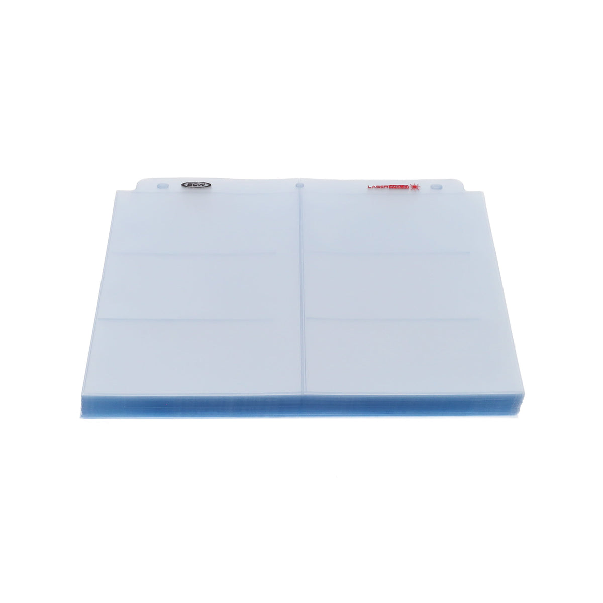 BCW Laserweld 6-Pocket Page (100 Count. Box) – front product view