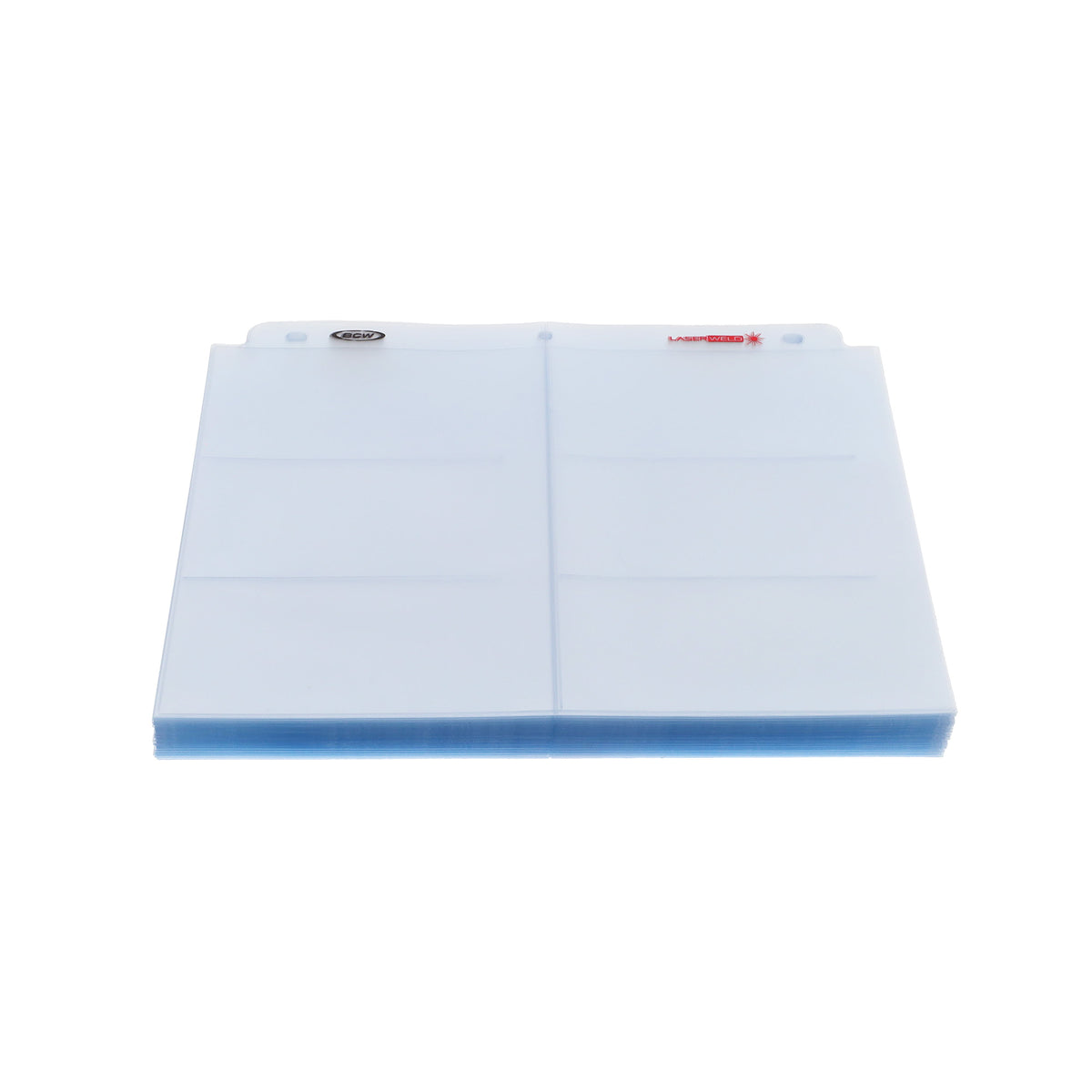 BCW Laserweld 6-Pocket Page (100 Count. Box) – front product view