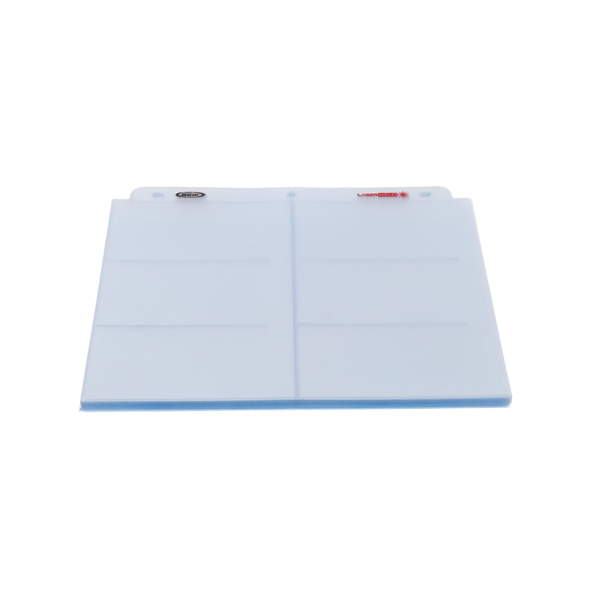 BCW Laserweld 6-Pocket Page (50 Count. Pack) – front product view