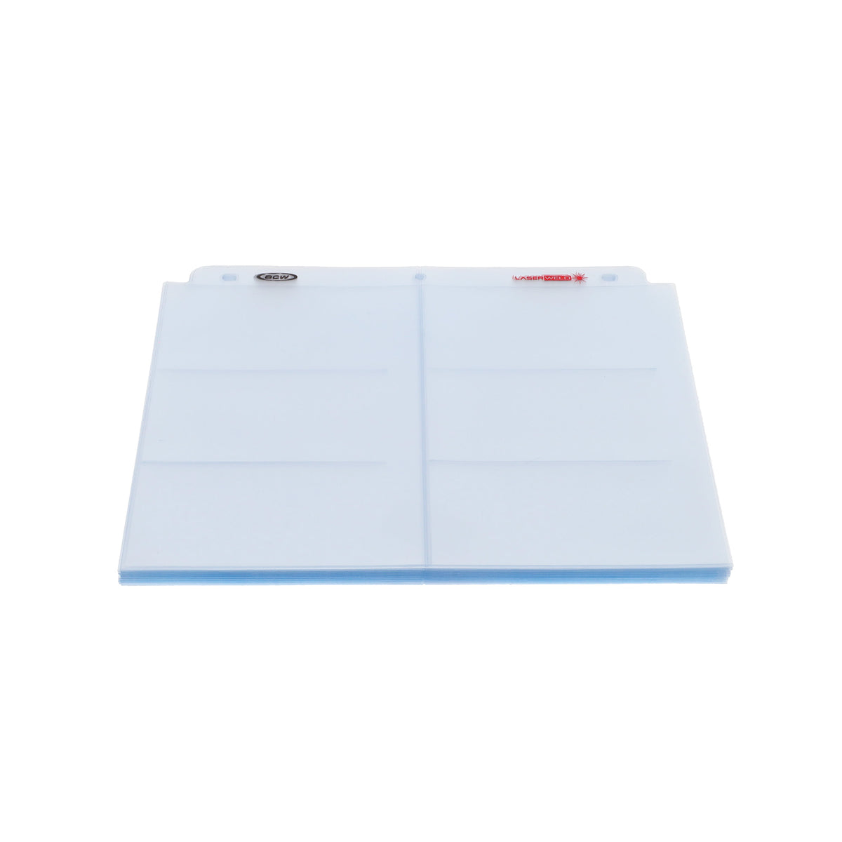 BCW Laserweld 6-Pocket Page (50 Count. Pack) – front product view