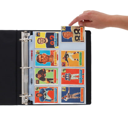 BCW Laserweld 8-Pocket Page (50 Count. Pack) – in-use view
