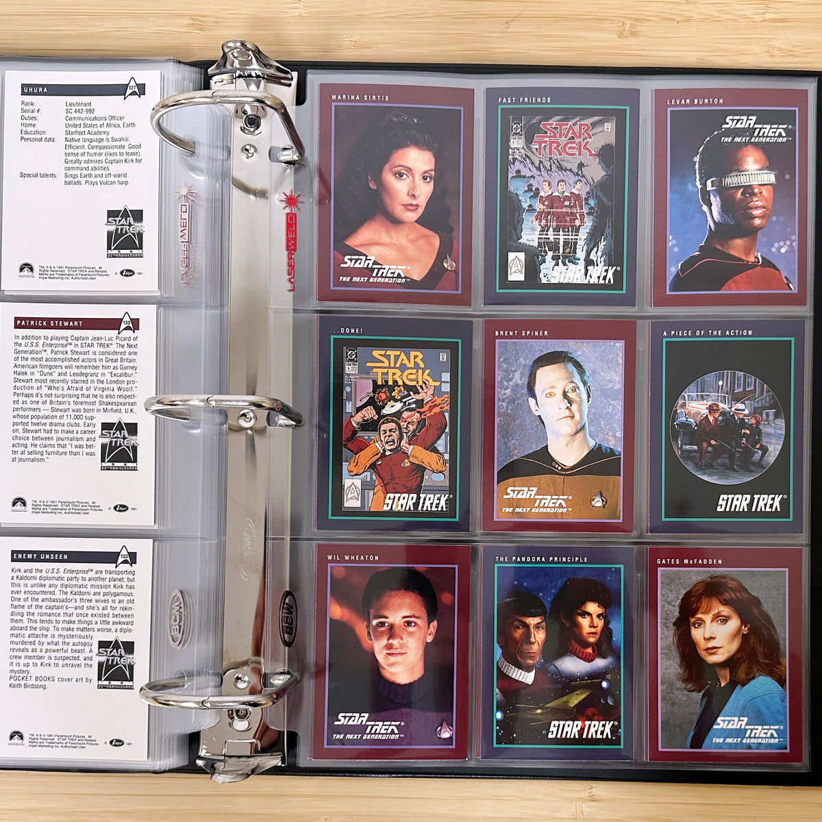 BCW Laserweld 9-Pocket Page (100 Count. Box) – front product view