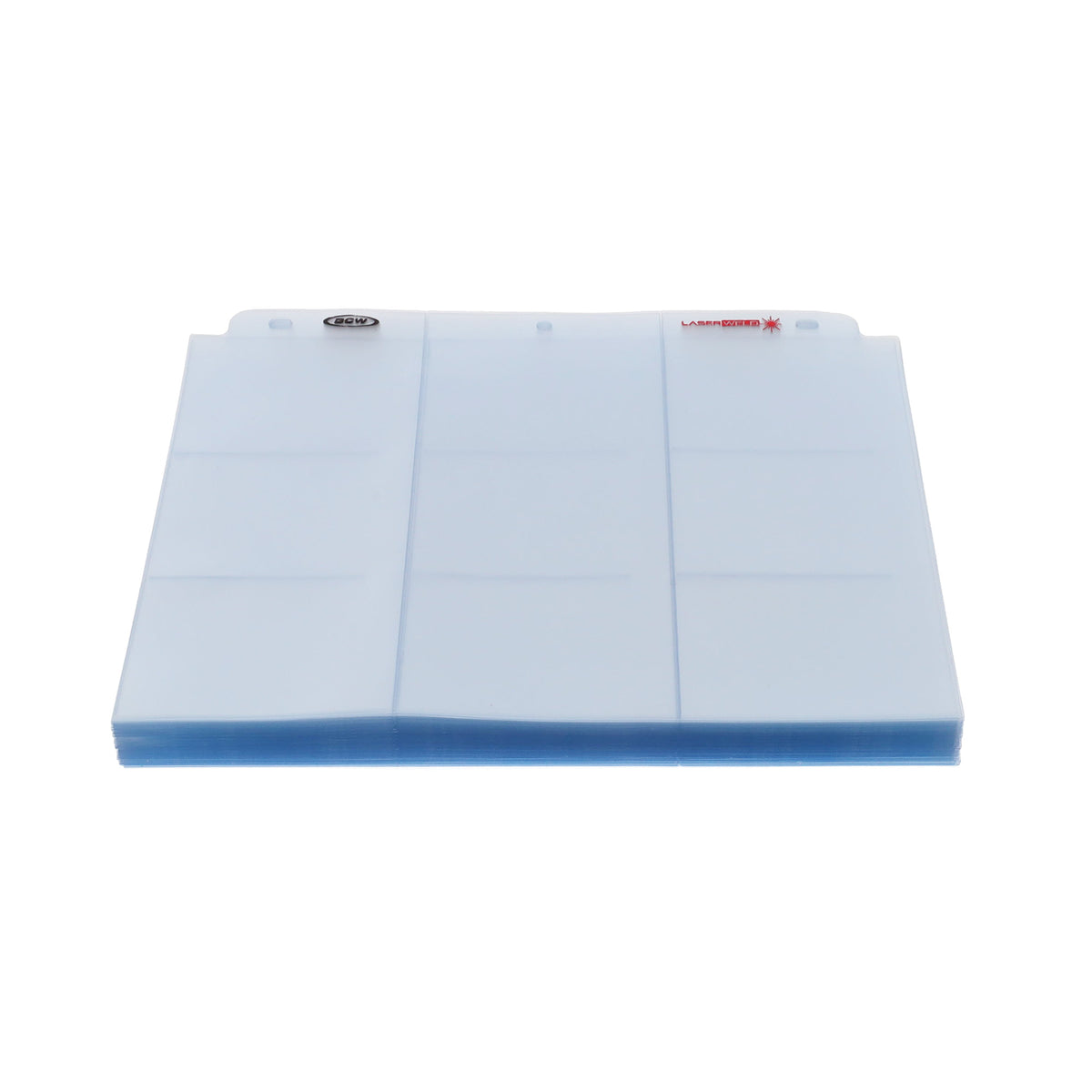 BCW Laserweld 9-Pocket Page (100 Count. Box) – front product view