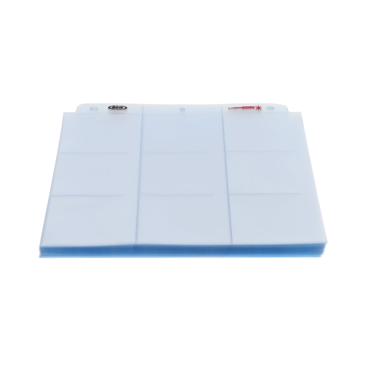 BCW Laserweld 9-Pocket Page (100 Count. Box) – front product view