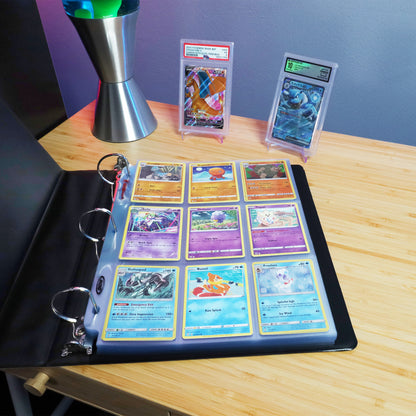 BCW 9-Pocket Trading Card Sleeve Page (50 Count Pack) – front product view