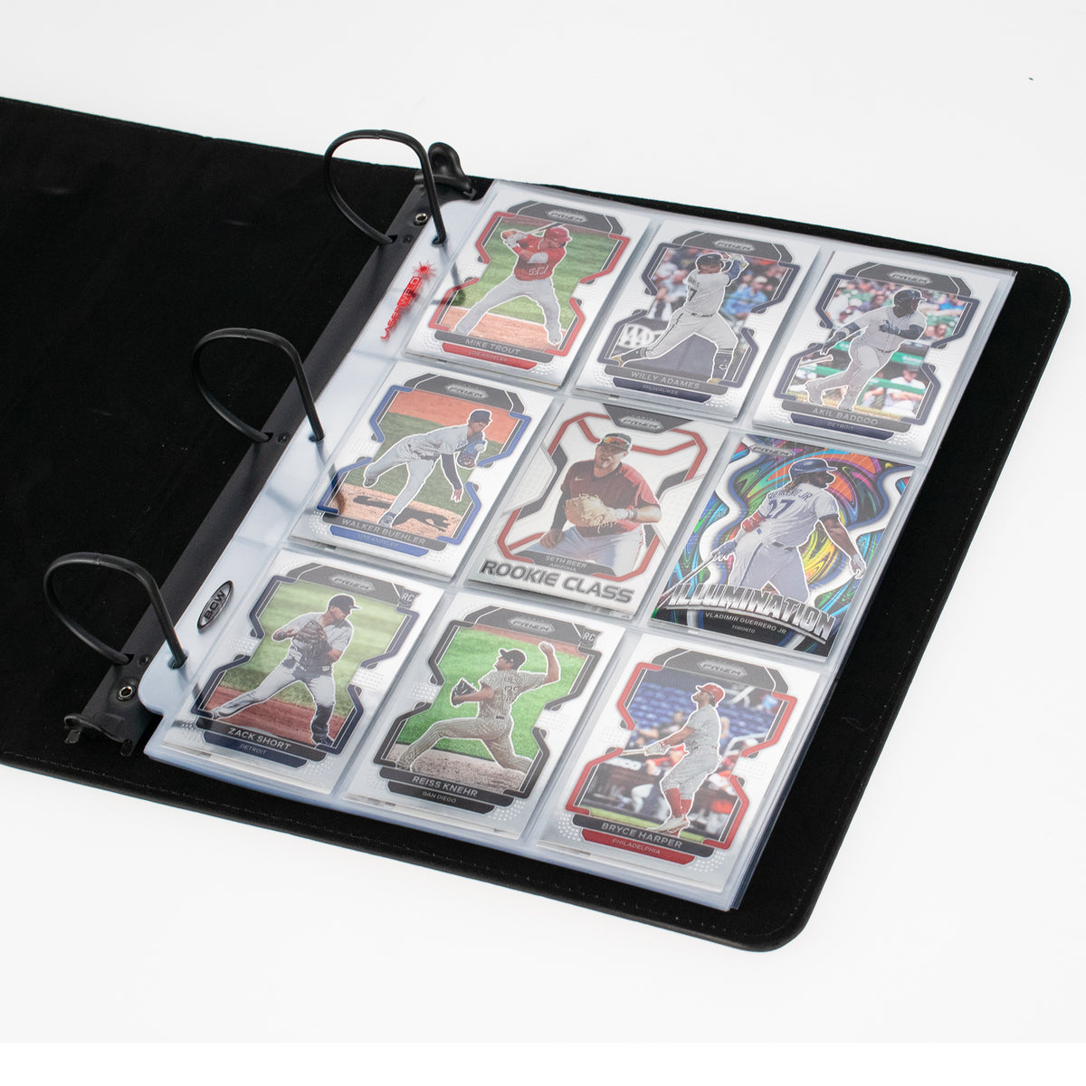 BCW 9-Pocket Trading Card Sleeve Page (50 Count Pack) – front product view