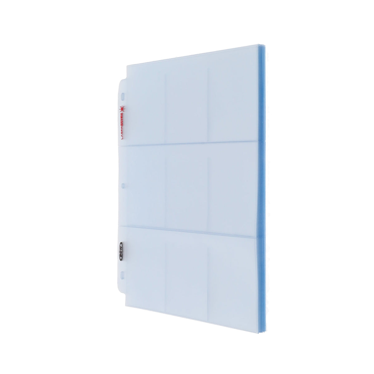 BCW 9-Pocket Trading Card Sleeve Page (50 Count Pack) – front product view