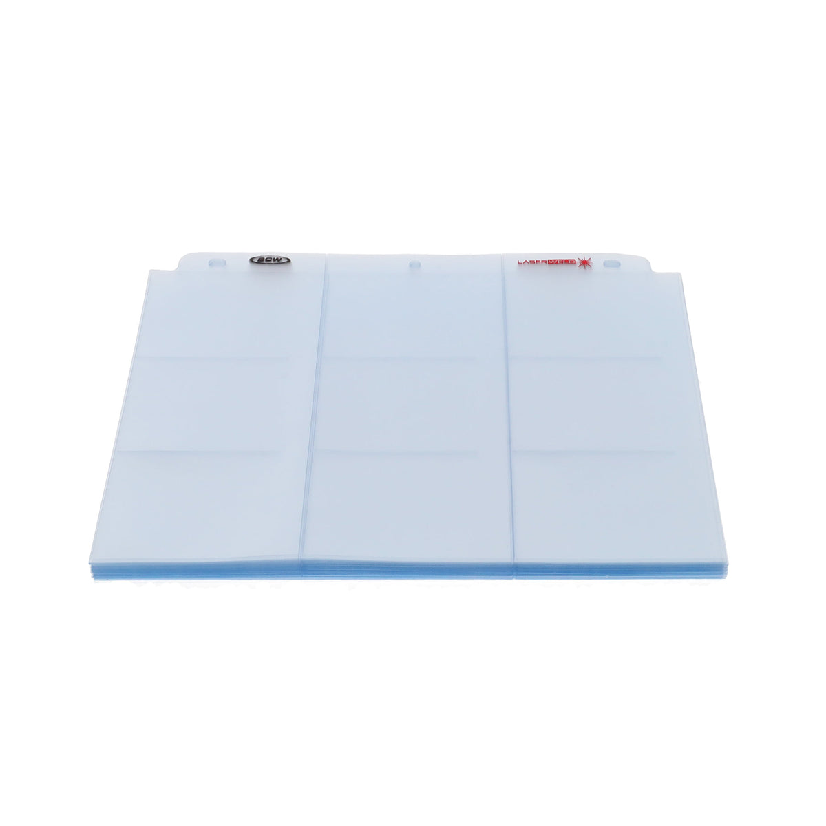 BCW 9-Pocket Trading Card Sleeve Page (50 Count Pack) – front product view
