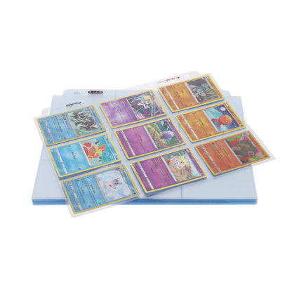 BCW 9-Pocket Trading Card Sleeve Page (50 Count Pack) – front product view