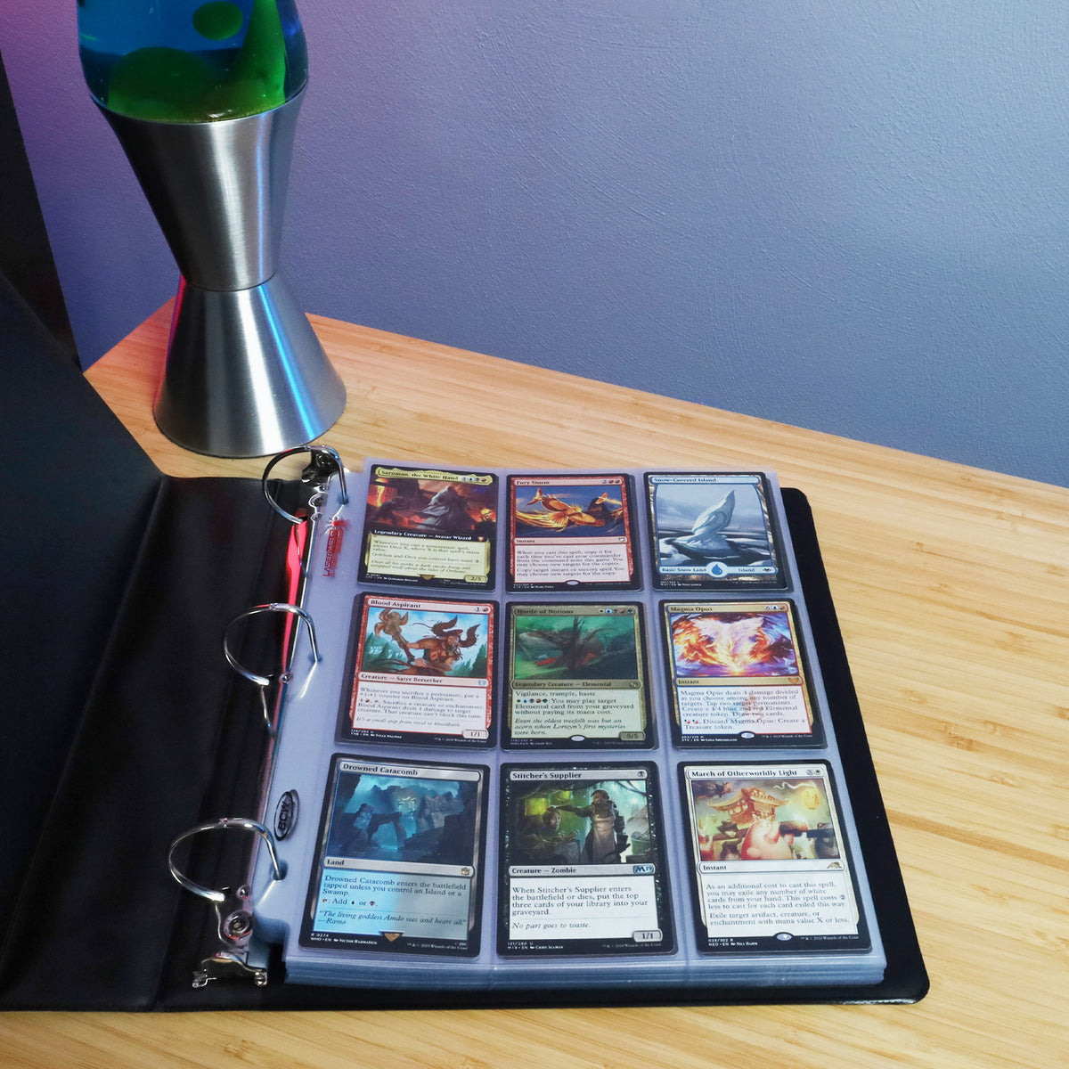 BCW 9-Pocket Trading Card Page - Side Load (100 Count Box) – front product view