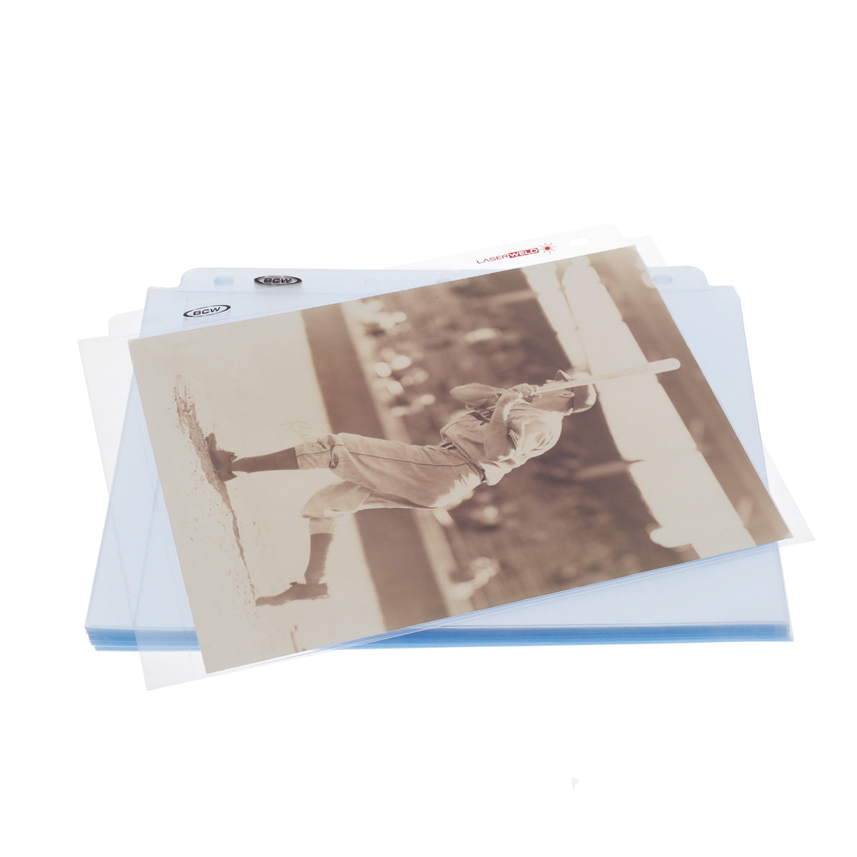 BCW 8x10 Photo Storage Page - Side Load (50 Count Pack) – front product view