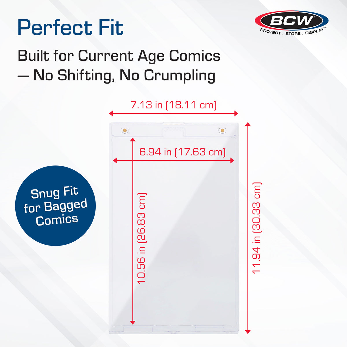 BCW Magnetic Comic Book Holder - Current – dimensions and specifications