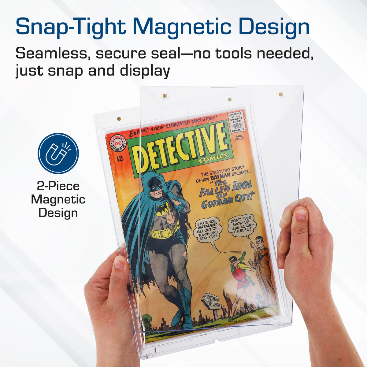BCW Magnetic Comic Book Holder - Silver – dimensions and specifications