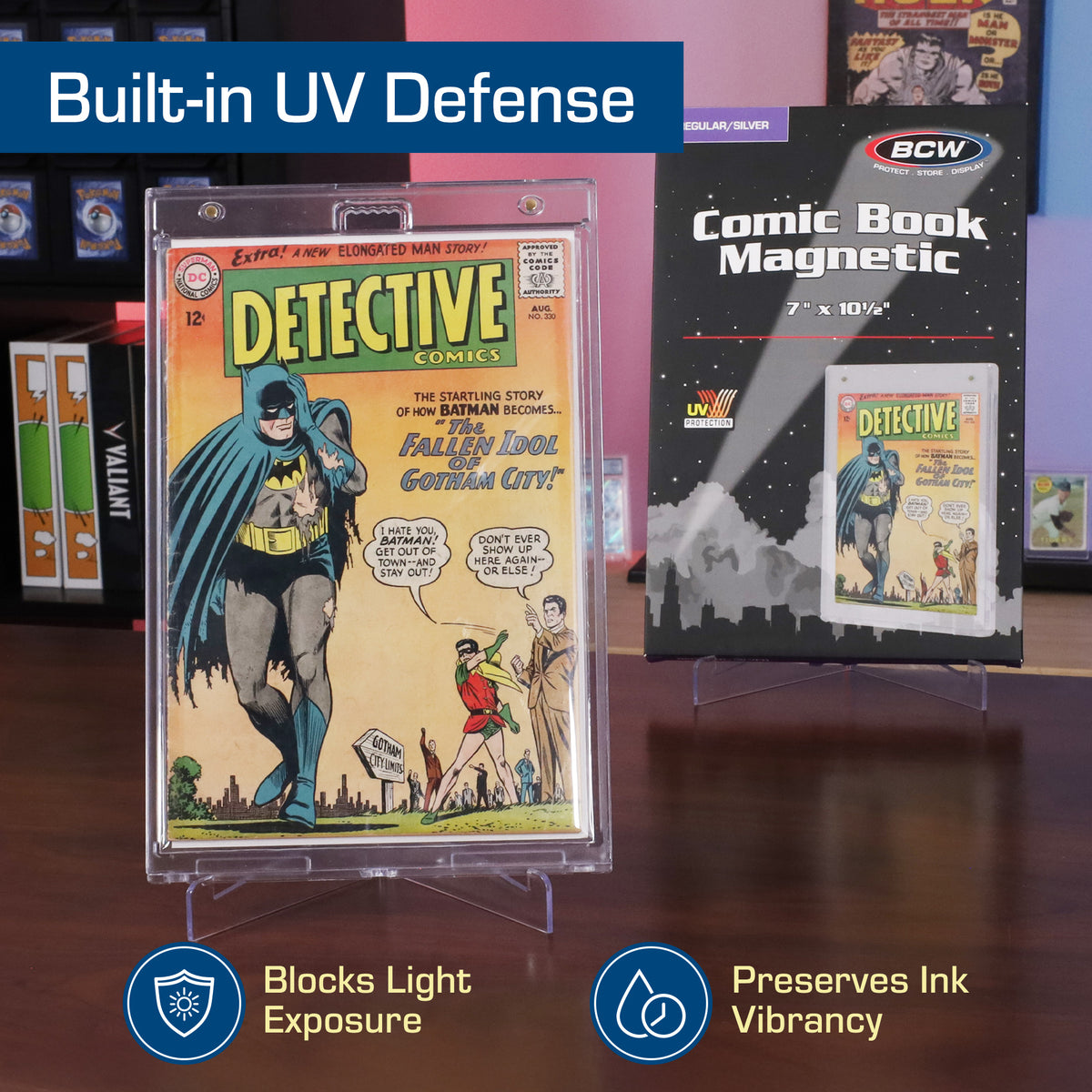 BCW Magnetic Comic Book Holder - Silver – dimensions and specifications