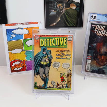 BCW Magnetic Comic Book Holder - Silver – in-use view