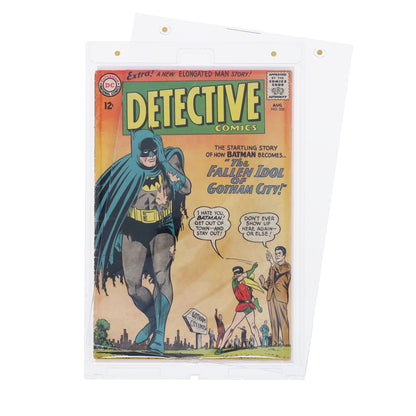 BCW Magnetic Comic Book Holder - Silver – open view